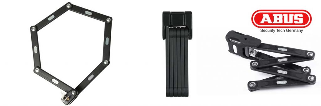 Antivol Pliable Abus Bordo Lite 6055C/85 BK + Support SH Noir