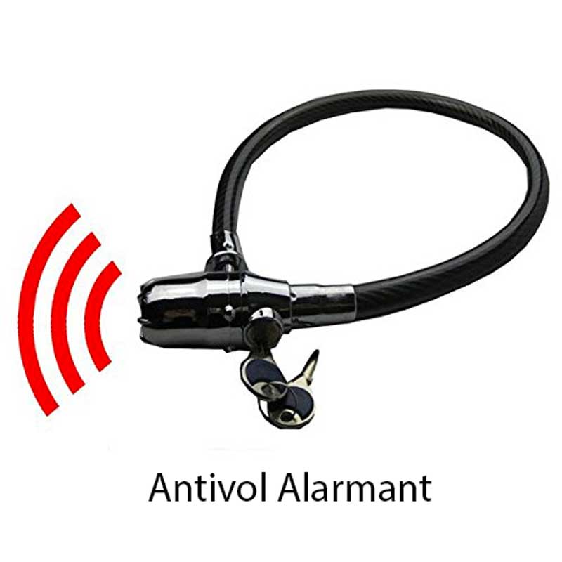 Menottes Antivol IMAYCC Pour Trottinette - Acier Trempé, 94 Cm, Cadenas Sécurisé !
